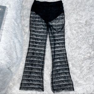 Fashion Nova Sheer Wide Leg Pants